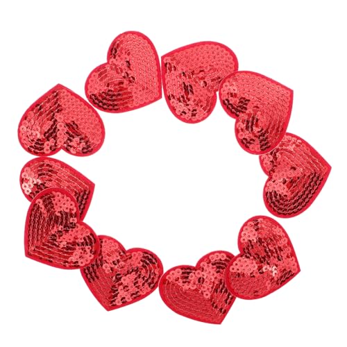 ARTIBETTER 10 Stück Stickaufkleber Glitzer Herz Patch Flicken Für Kleidung Aufkleber Für Kleidung Stoffflicken Pailletten Aufkleber Zum Aufbügeln Pailletten Patches Pailletten ARTIBETTER 10 Stück Stickaufkleber Glitzer Herz Patch Flicken Für Kleidung Aufkleber Für Kleidung Stoffflicken Pailletten Aufkleber Zum Aufbügeln Pailletten Patches Pailletten von Artibetter