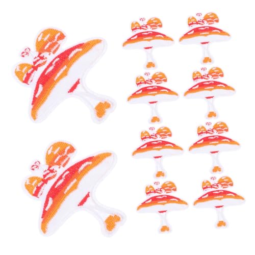 ARTIBETTER 10 Stück Stoffflicken Mit Pilz Applikationen Für Kleidung Nähwerkzeug Stickerei Ornament Set Kleidungszubehör Applikationen Für Kleidung Heimapplikationen DIY Patch ARTIBETTER 10 Stück Stoffflicken Mit Pilz Applikationen Für Kleidung Nähwerkzeug Stickerei Ornament Set Kleidungszubehör Applikationen Für Kleidung Heimapplikationen DIY Patch von Artibetter