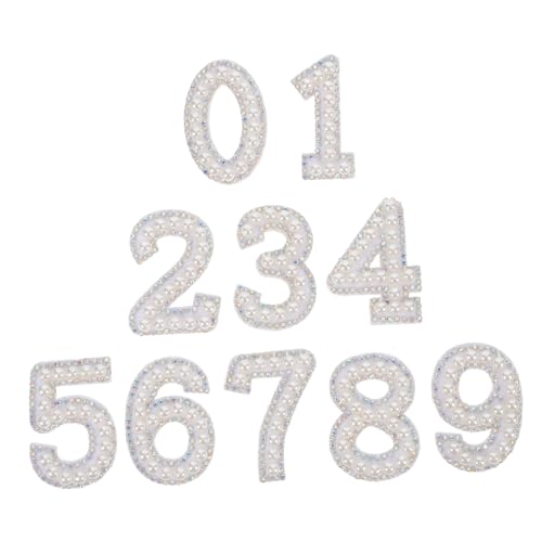 ARTIBETTER 10 Stück Teiliges Aufnäher Zahlen zum Aufbügeln mit Strass und Künstlichen Perlen Modische Reparatur Patches für Kleidung Jeans Taschen Weiche Langlebige Applikationen für Partys ARTIBETTER 10 Stück Teiliges Aufnäher Zahlen zum Aufbügeln mit Strass und Künstlichen Perlen Modische Reparatur Patches für Kleidung Jeans Taschen Weiche Langlebige Applikationen für Partys von Artibetter