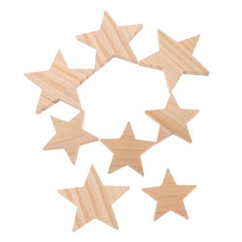 ARTIBETTER 10 Stück Teiliges Naturbelassene Holzdekor Deko mit Sichtbarer Holzmaserung Stabile Unbehandelte Holz sterne für DIY Bastelprojekte und Individuelle Gestaltung ARTIBETTER 10 Stück Teiliges Naturbelassene Holzdekor Deko mit Sichtbarer Holzmaserung Stabile Unbehandelte Holz sterne für DIY Bastelprojekte und Individuelle Gestaltung von Artibetter