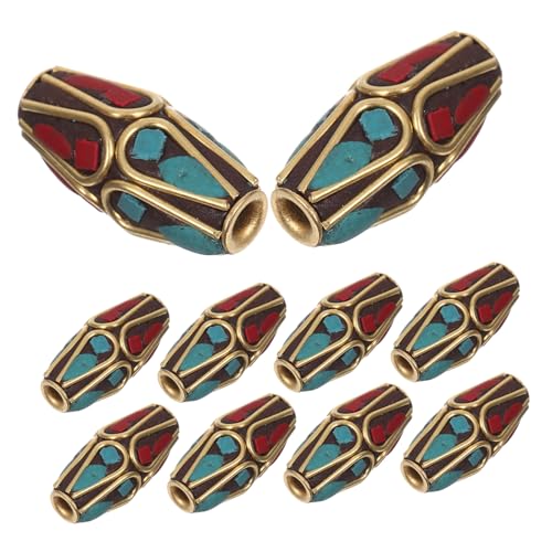ARTIBETTER 10 Stück Teiliges Nepal Kupfer Spacer Perlen Vintage Tibetische Schmuckperlen für DIY Armband Halskette Buddhistische Charms Traditionelle Schmuckherstellung ARTIBETTER 10 Stück Teiliges Nepal Kupfer Spacer Perlen Vintage Tibetische Schmuckperlen für DIY Armband Halskette Buddhistische Charms Traditionelle Schmuckherstellung von Artibetter