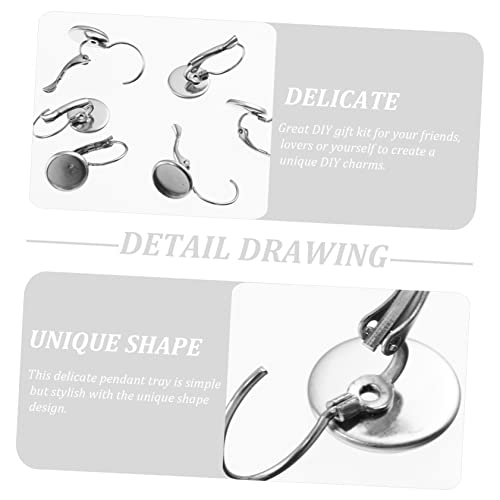 ARTIBETTER 10 Stück Teiliges Ohrhaken mit Gemsenstein Tray DIY Schmuck Bastelbasis für Ohrringe Herstellung Stabile Langlebige Ohrhaken Zubehör ARTIBETTER 10 Stück Teiliges Ohrhaken mit Gemsenstein Tray DIY Schmuck Bastelbasis für Ohrringe Herstellung Stabile Langlebige Ohrhaken Zubehör von Artibetter