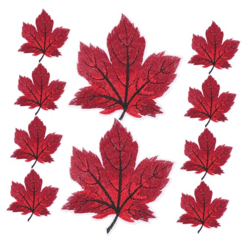 ARTIBETTER 10 Stück Teiliges Set Ahornblatt Aufnäher Bestickte Bügelpatches für Kleidung Taschen und Hüte Vielseitig Einsetzbar für Diy Projekte und Reparaturen ARTIBETTER 10 Stück Teiliges Set Ahornblatt Aufnäher Bestickte Bügelpatches für Kleidung Taschen und Hüte Vielseitig Einsetzbar für Diy Projekte und Reparaturen von Artibetter