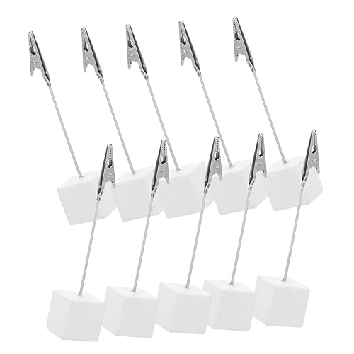 ARTIBETTER 10 Stück Teiliges Silbernes Memo Clip mit Würfelbasis und Resin Höhe Kompakter Papierhalter für Büro und Wohnbereich für Notizen und Fotos Schreibtisch ARTIBETTER 10 Stück Teiliges Silbernes Memo Clip mit Würfelbasis und Resin Höhe Kompakter Papierhalter für Büro und Wohnbereich für Notizen und Fotos Schreibtisch von Artibetter