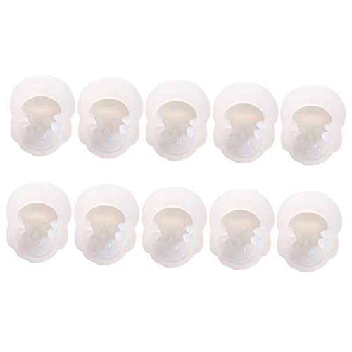 ARTIBETTER 10 Stück Teiliges Silikon Gießform für DIY Schmuck Skeletthalskette Anhänger Silikonform Flexibles und Langlebiges Material für Kreative Bastelprojekte von Artibetter