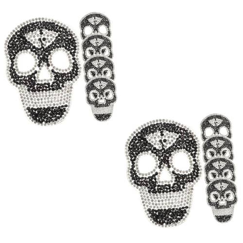 ARTIBETTER 10 Stück Teiliges Skull Patches Bügel und Näh Patches für Kleidung Taschen und Hüte Dekorative Strass Applikationen zur Reparatur und Verschönerung von Diy Projekten ARTIBETTER 10 Stück Teiliges Skull Patches Bügel und Näh Patches für Kleidung Taschen und Hüte Dekorative Strass Applikationen zur Reparatur und Verschönerung von Diy Projekten von Artibetter