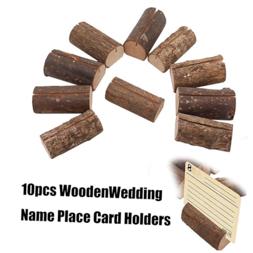 ARTIBETTER 10 Stück Teiliges Tischkartenhalter Rustikale für Hochzeiten Partys und Veranstaltungen für Fotos Notizen und Menüs Stabil und Gestaltet ARTIBETTER 10 Stück Teiliges Tischkartenhalter Rustikale für Hochzeiten Partys und Veranstaltungen für Fotos Notizen und Menüs Stabil und Gestaltet von Artibetter