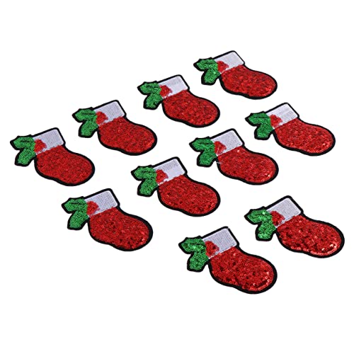 ARTIBETTER 10 Stück Teiliges Weihnachtsstoff Aufnäher mit Pailletten Bestickte Applikationen Strapazierfähige Bügelflicken für Kleidung Taschen Hüte Festliche Weihnachtsmotive für Damen ARTIBETTER 10 Stück Teiliges Weihnachtsstoff Aufnäher mit Pailletten Bestickte Applikationen Strapazierfähige Bügelflicken für Kleidung Taschen Hüte Festliche Weihnachtsmotive für Damen von Artibetter