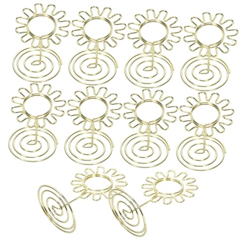 ARTIBETTER 10 Stück Tischkartenhalter für Hochzeiten Blumendesign Platzkartenhalter und Fotohalter für Geburtstagsfeiern Sonnenblume Stabil und Dekorativ ARTIBETTER 10 Stück Tischkartenhalter für Hochzeiten Blumendesign Platzkartenhalter und Fotohalter für Geburtstagsfeiern Sonnenblume Stabil und Dekorativ von Artibetter