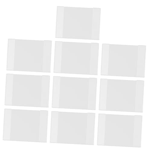 ARTIBETTER 10 Stück Transparente Preisschildhalter Acryl Label Tags für Effektive Produktpräsentation im Einzelhandel Einfach zu Montieren und Robust für Regale und Verkaufsflächen von Artibetter