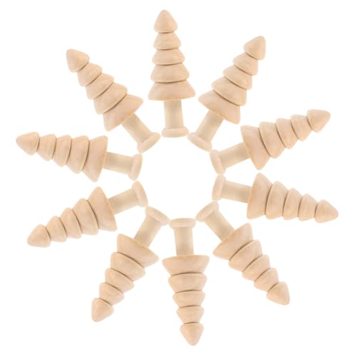 ARTIBETTER 10 Stück Unvollendete Holzbaum Dekorationen für Diy Weihnachten Mini Weihnachtsbaum Bastelzubehör Robustem Holz für Kreative Handarbeiten und Festliche Dekorationen ARTIBETTER 10 Stück Unvollendete Holzbaum Dekorationen für Diy Weihnachten Mini Weihnachtsbaum Bastelzubehör Robustem Holz für Kreative Handarbeiten und Festliche Dekorationen von Artibetter