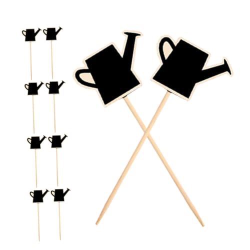 ARTIBETTER 10 Stück Wasserkocher-tafel Platzkarten Gartenschilder Für Pflanzen Mini-kreidetafeln Kleine Tafelschilder Für Lebensmittel Kreidetafel Staffelei Zeichen Tafelzeichen Black Hölzern von Artibetter