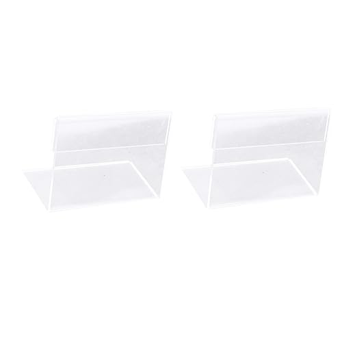 ARTIBETTER 10 Stücke L Form Display Ständer Halter Papier Display Ständer Display Staffelei Tisch Top Display Ständer Schreibtisch Anzahl Acryl Display Ständer von Artibetter