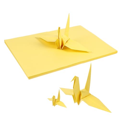 ARTIBETTER 100 Blatt Buntes Druckpapier Lichtgelb Multifunktionspapier für Bastelarbeiten Schreibpapiere Handarbeiten und Druck im Büro oder Schule von Artibetter
