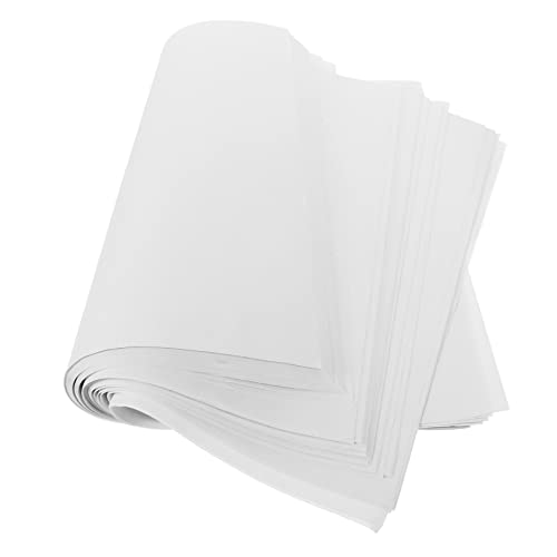 ARTIBETTER 100 Blatt Rechteckige Linsenmarmelade Kalligraphie Zeichnung Weiß Papier von Artibetter