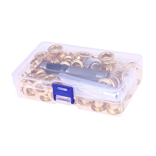 ARTIBETTER 100 Satz Air Eye -Werkzeugset Hersteller Tasten Tüllen-Werkzeugsatz Handwerk Bausatz Tools für Öseneinstellungen bunte Ösen Ösenknopf Kleidungsbefestigungen Knopfverschluss Golden ARTIBETTER 100 Satz Air Eye -Werkzeugset Hersteller Tasten Tüllen-Werkzeugsatz Handwerk Bausatz Tools für Öseneinstellungen bunte Ösen Ösenknopf Kleidungsbefestigungen Knopfverschluss Golden von Artibetter