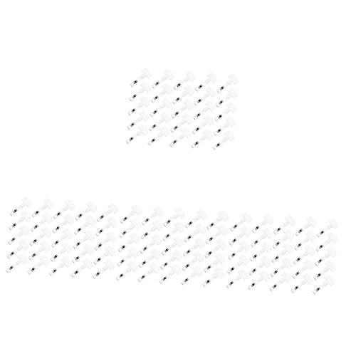 ARTIBETTER 100 Stck. Preisschildhalter Clip Set Transparente Werbeclips für Etiketten Preisschilder und Anzeigen Geschäften Supermärkten und von Artibetter