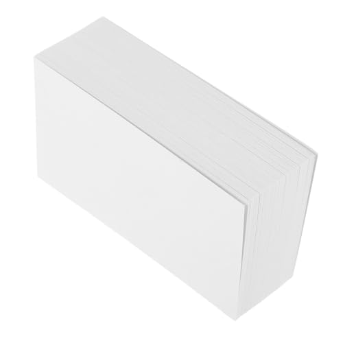 ARTIBETTER 100 Stück Blanko Notizkarten Vielseitige Leere Kärtchen für Schreiben Doodling und Notizen für Memo Pads Vokabelkarten und Kreative Projekte von Artibetter