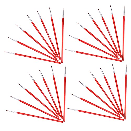ARTIBETTER 100 Stück Detail Pinsel Nylon für Aquarell Öl Modell und Nagelkunst Hochwertige Malpinsel für Präzise Arbeiten für Hobby und ARTIBETTER 100 Stück Detail Pinsel Nylon für Aquarell Öl Modell und Nagelkunst Hochwertige Malpinsel für Präzise Arbeiten für Hobby und von Artibetter
