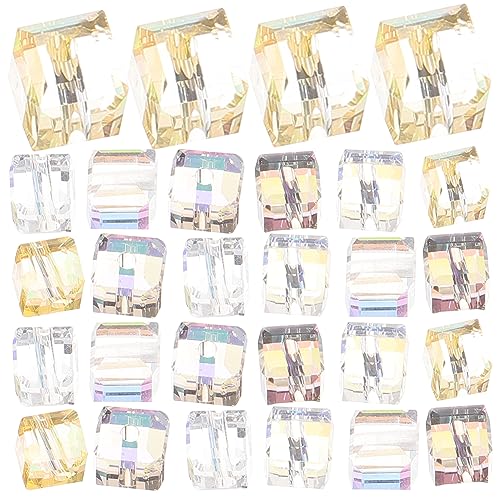 ARTIBETTER 100 Stück Diy Glasperlen Mischfarben Kristallperlen für Armbänder und Dekoration Langlebig und Bruchsicher für Handwerksprojekte von Artibetter