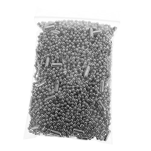 ARTIBETTER 100 Stück Diy Ketten Runde Kugelketten für Schmuckherstellung Vielseitig Einsetzbare Anhängerkette für Preisetiketten und Diy Projekte Silberfarben Zufällige Farbe von Artibetter