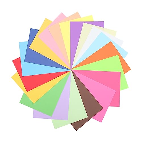 ARTIBETTER 100 Stück Farbiges Origami Papier Doppelseitiges Bastelpapier für Diy Faltprojekte für Kreative Bastelarbeiten Farben für Handarbeiten und Dekoration von Artibetter