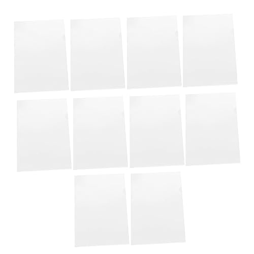 ARTIBETTER 100 Stück Förmige Dokumentenmappe Transparente Aktenordner Praktischer Dokumentenbeutel für Schule Büro und Reisen für Organisation von Unterlagen und Visitenkarten ARTIBETTER 100 Stück Förmige Dokumentenmappe Transparente Aktenordner Praktischer Dokumentenbeutel für Schule Büro und Reisen für Organisation von Unterlagen und Visitenkarten von Artibetter