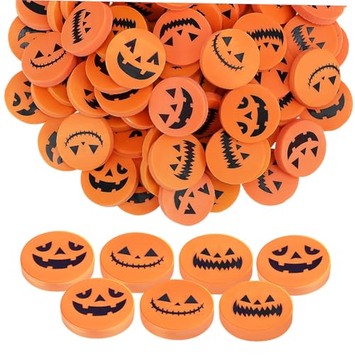 ARTIBETTER 100 Stück Halloween Mini Radiergummis Kreative Kürbis-radierer aus Tpr Glattes Radieren Vielfältige Designs für Schulbedarf Partygeschenke und Herbstdekoration ARTIBETTER 100 Stück Halloween Mini Radiergummis Kreative Kürbis-radierer aus Tpr Glattes Radieren Vielfältige Designs für Schulbedarf Partygeschenke und Herbstdekoration von Artibetter