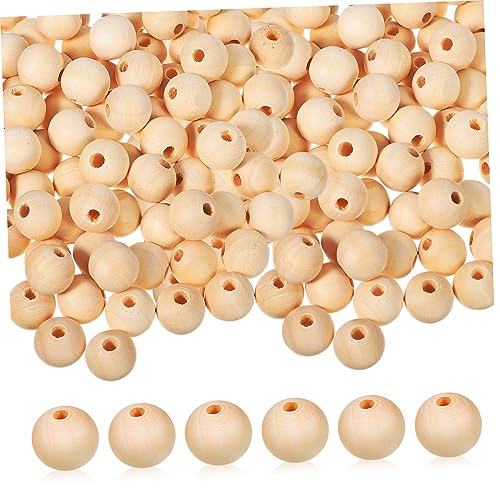 ARTIBETTER 100 Stück Holzperlen mit Löchern Natürliche Diy Holzperlen für Schmuckherstellung Vielseitige Bastelperlen für Projekte und Accessoires ARTIBETTER 100 Stück Holzperlen mit Löchern Natürliche Diy Holzperlen für Schmuckherstellung Vielseitige Bastelperlen für Projekte und Accessoires von Artibetter