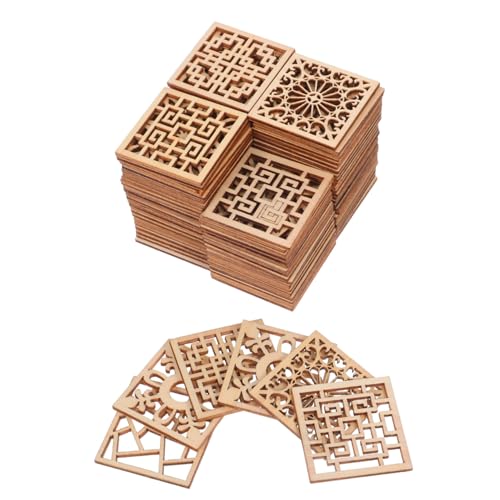 ARTIBETTER 100 Stück Holzspäne Dekoration Möbeldekorationsteile DIY Blanke Unbehandelte Holzausschnitte Holzschnitzerei Onlay Applikation Holzhandwerk Unbehandelte Holzdekoration ARTIBETTER 100 Stück Holzspäne Dekoration Möbeldekorationsteile DIY Blanke Unbehandelte Holzausschnitte Holzschnitzerei Onlay Applikation Holzhandwerk Unbehandelte Holzdekoration von Artibetter