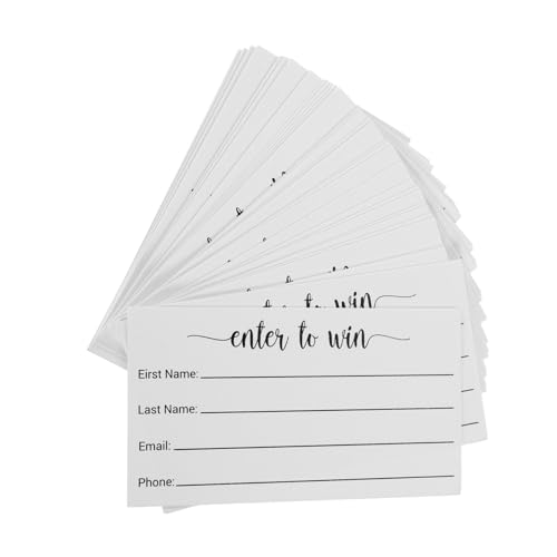 ARTIBETTER 100 Stück Leere Gewinnspielkarten Abstimmungskarten für Veranstaltungen Blanko Raffle Tickets für und Spiele für Firmen und Schulveranstaltungen ARTIBETTER 100 Stück Leere Gewinnspielkarten Abstimmungskarten für Veranstaltungen Blanko Raffle Tickets für und Spiele für Firmen und Schulveranstaltungen von Artibetter