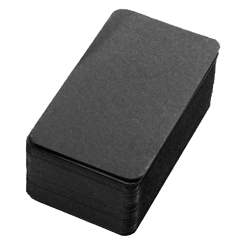 ARTIBETTER 100 Stück Leeres Kartenmaterial Mini-karteikarten Mini-blankokarten Mini-notizkarten Schwarze Karte Leere Spielkarten Zum Beschriften Leere Platzkarten Mini-lernkarten Black Papier ARTIBETTER 100 Stück Leeres Kartenmaterial Mini-karteikarten Mini-blankokarten Mini-notizkarten Schwarze Karte Leere Spielkarten Zum Beschriften Leere Platzkarten Mini-lernkarten Black Papier von Artibetter