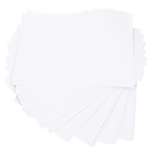ARTIBETTER 100 Stück Multifunktionales Origami Papier Weiße Bastel und Malpapiere für Diy Faltprojekte Schulbedarf und Kreative Dekorationen von Artibetter