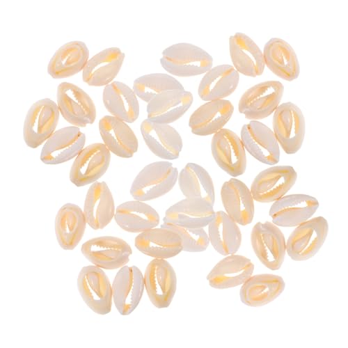 ARTIBETTER 100 Stück Natürliche Muschelperlen Mittlere mit Handgeschnittene Schmuckperlen für DIY Armbänder Halsketten Haarschmuck und Strand-deko Vielseitig für Schmuckherstellung und von Artibetter