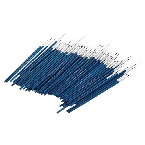 ARTIBETTER 100 Stück Nylon Detail Pinsel für Aquarell und Nagelkunst Malpinsel für Präzises Zeichnen und Miniaturmalerei für Künstler und Bastler ARTIBETTER 100 Stück Nylon Detail Pinsel für Aquarell und Nagelkunst Malpinsel für Präzises Zeichnen und Miniaturmalerei für Künstler und Bastler von Artibetter
