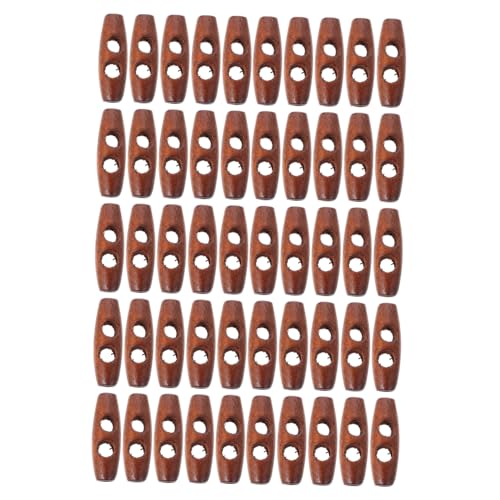ARTIBETTER 100 Stück Olivenförmige Holzknöpfe Dekorativ Getufteter Knopf Vintage -tasten Klein Diy-knöpfe Zierknöpfe Nähen Holzknopf Beschichten Mantelknopf Knopfdekoration von Artibetter