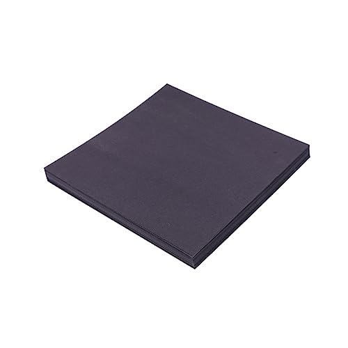 ARTIBETTER 100 Stück Schwarzes Origami Papier Doppelseitige Faltblätter für Diy Bastelprojekte und Papierkranich Quadratisch für Kunst und Dekoration von Artibetter