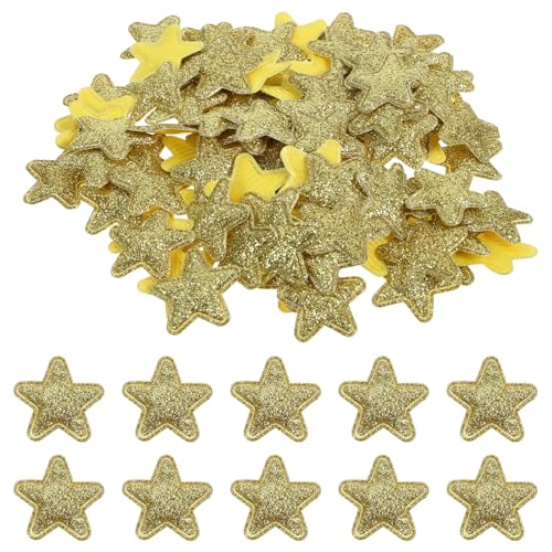 ARTIBETTER 100 Stück Sternen Patches für Diy Weihnachten Glitzernde Stoff Applikationen für Kreative Dekoration und Nähprojekte für Kleidung Bastelbedarf und ARTIBETTER 100 Stück Sternen Patches für Diy Weihnachten Glitzernde Stoff Applikationen für Kreative Dekoration und Nähprojekte für Kleidung Bastelbedarf und von Artibetter