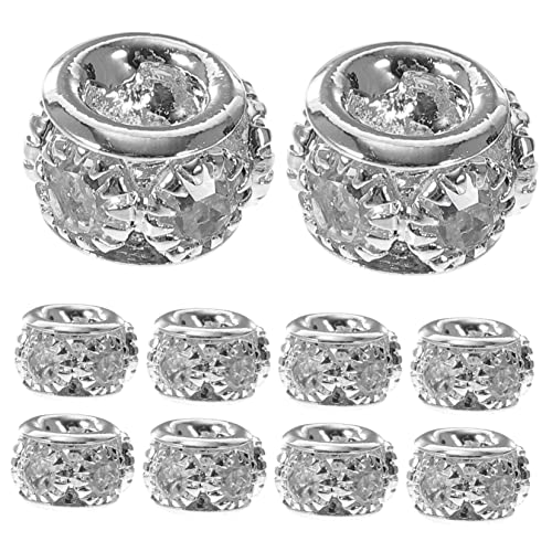 ARTIBETTER 100 Stück Strass Rondelle Spacer Perlen Diy Metallperlen für Schmuckherstellung Abstandshalter für Armbänder und Glänzende Schmuckzubehörteile ARTIBETTER 100 Stück Strass Rondelle Spacer Perlen Diy Metallperlen für Schmuckherstellung Abstandshalter für Armbänder und Glänzende Schmuckzubehörteile von Artibetter