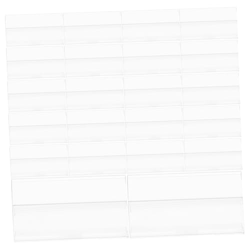 ARTIBETTER 100 Stück Teiliges Transparentes Regal-tag-halter Langlebige Etikettenhalter mit Schnellwechselclip für Professionelle Preisschild-präsentation im Einzelhandel und ARTIBETTER 100 Stück Teiliges Transparentes Regal-tag-halter Langlebige Etikettenhalter mit Schnellwechselclip für Professionelle Preisschild-präsentation im Einzelhandel und von Artibetter