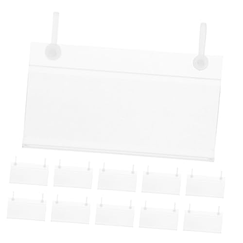 ARTIBETTER 100 Stück Transparente Etikettenhalter Preisschilder Halter Durchsichtige Regaletikettenhalter Klarer Etikettenhalter Price Label Holder Pvc ARTIBETTER 100 Stück Transparente Etikettenhalter Preisschilder Halter Durchsichtige Regaletikettenhalter Klarer Etikettenhalter Price Label Holder Pvc von Artibetter