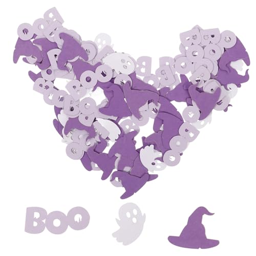 ARTIBETTER 100 Stück Zauberer Hat Ghost Paper Confetti Schützen Oh Dekorationen werfen bereit Ereignis Halloween- Halloween-Party-Konfetti Konfetti auf den Tisch streuen Papier Violett ARTIBETTER 100 Stück Zauberer Hat Ghost Paper Confetti Schützen Oh Dekorationen werfen bereit Ereignis Halloween- Halloween-Party-Konfetti Konfetti auf den Tisch streuen Papier Violett von Artibetter
