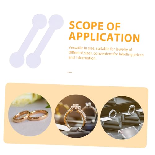 ARTIBETTER 1000 Stück Schmuckanhänger Preisschilder Für Einzelhandelsgeschäfte Halsketten Etiketten Schmuck Etikettenaufkleber Preisschilder Für Geschäfte Ring Ohrring ARTIBETTER 1000 Stück Schmuckanhänger Preisschilder Für Einzelhandelsgeschäfte Halsketten Etiketten Schmuck Etikettenaufkleber Preisschilder Für Geschäfte Ring Ohrring von Artibetter
