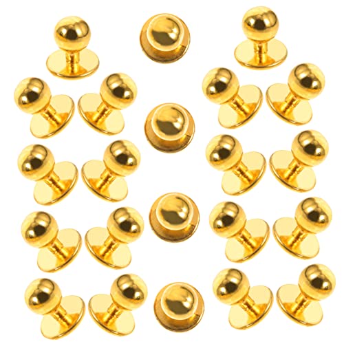 ARTIBETTER 100Stücke Teiliges Goldene Anzugknöpfe für Kochjacken Praktische und Stilvolle Knöpfe für Kleidung Langlebige und Verschleißfeste Kunststoffknöpfe für DIY Nähprojekte von Artibetter