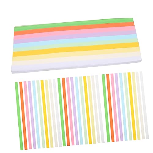 ARTIBETTER 1030 Blatt Farben Sternpapierstreifen Set Faltpapier für Diy Origami Party Dekoration und Handwerk für Feiern und Kreative Bastelprojekte von Artibetter