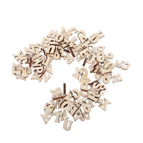 ARTIBETTER 104 Stück Teiliges Natürliche Holzbuchstaben zum Basteln Kleine Unbemalte Buchstaben für Lernen und DIY Hochwertiges Holzspielzeug zur Frühkindlichen und Wanddekoration ARTIBETTER 104 Stück Teiliges Natürliche Holzbuchstaben zum Basteln Kleine Unbemalte Buchstaben für Lernen und DIY Hochwertiges Holzspielzeug zur Frühkindlichen und Wanddekoration von Artibetter