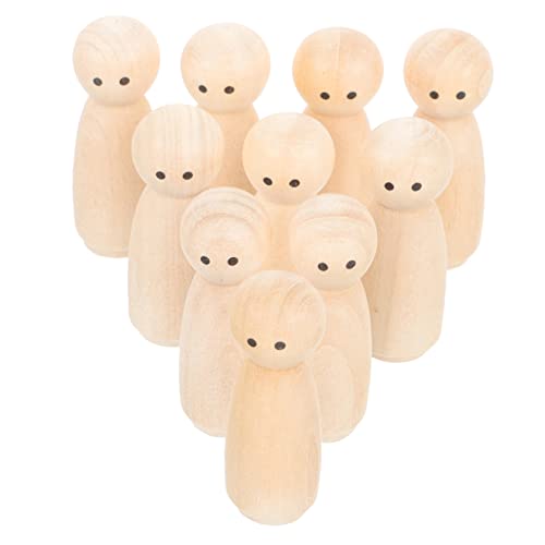 ARTIBETTER 10Stücke DIY Holzfiguren Unbemalt Holzpuppen für Bastelprojekte und Dekoration Kreativität und Praktischen ARTIBETTER 10Stücke DIY Holzfiguren Unbemalt Holzpuppen für Bastelprojekte und Dekoration Kreativität und Praktischen von Artibetter