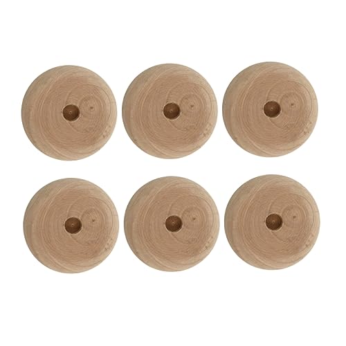 ARTIBETTER 10Stücke DIY Holzräder für Auto Spielzeugzubehör Handgefertigte Radzubehör für Bastelprojekte und Modellbau Langlebiges und Hochwertiges Material von Artibetter