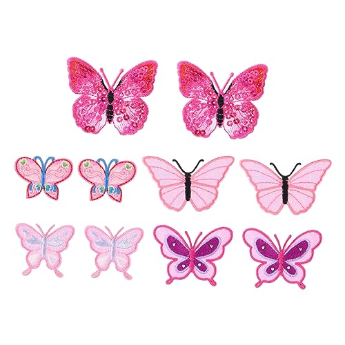 ARTIBETTER 10Stücke DIY Schmetterling Applikation Patches Für Kleidung Taschen Und Kunsthandwerk Tiermotive Für Designs Und Individuelles Styling ARTIBETTER 10Stücke DIY Schmetterling Applikation Patches Für Kleidung Taschen Und Kunsthandwerk Tiermotive Für Designs Und Individuelles Styling von Artibetter