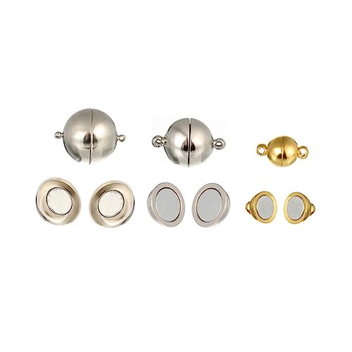 ARTIBETTER 10Stücke Magnetverschlüsse Für Schmuck Starke Sichere Stecker Für Halskette Und Armband Weiß Für DIY Projekte Und Schmuckgestaltung von Artibetter